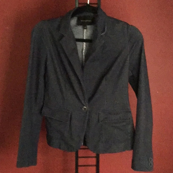 BANANA REPUBLIC DENIM LOOK JACKET SIZE 2 - Picture 1 of 5
